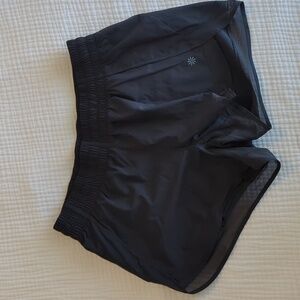 Athleta Mesh Racer Short Black Size S